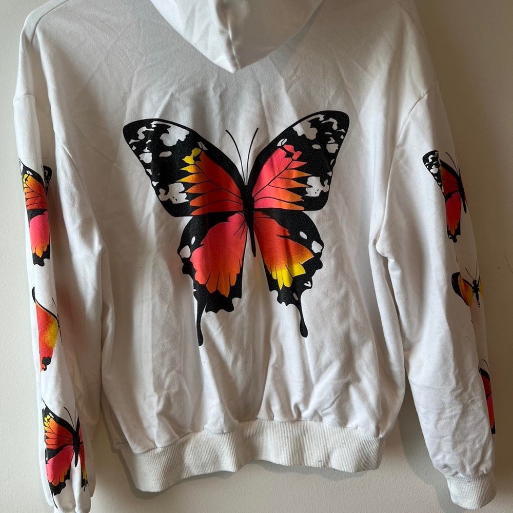 Princie Apparel Butterfly Zip Up - Picture 3 of 3